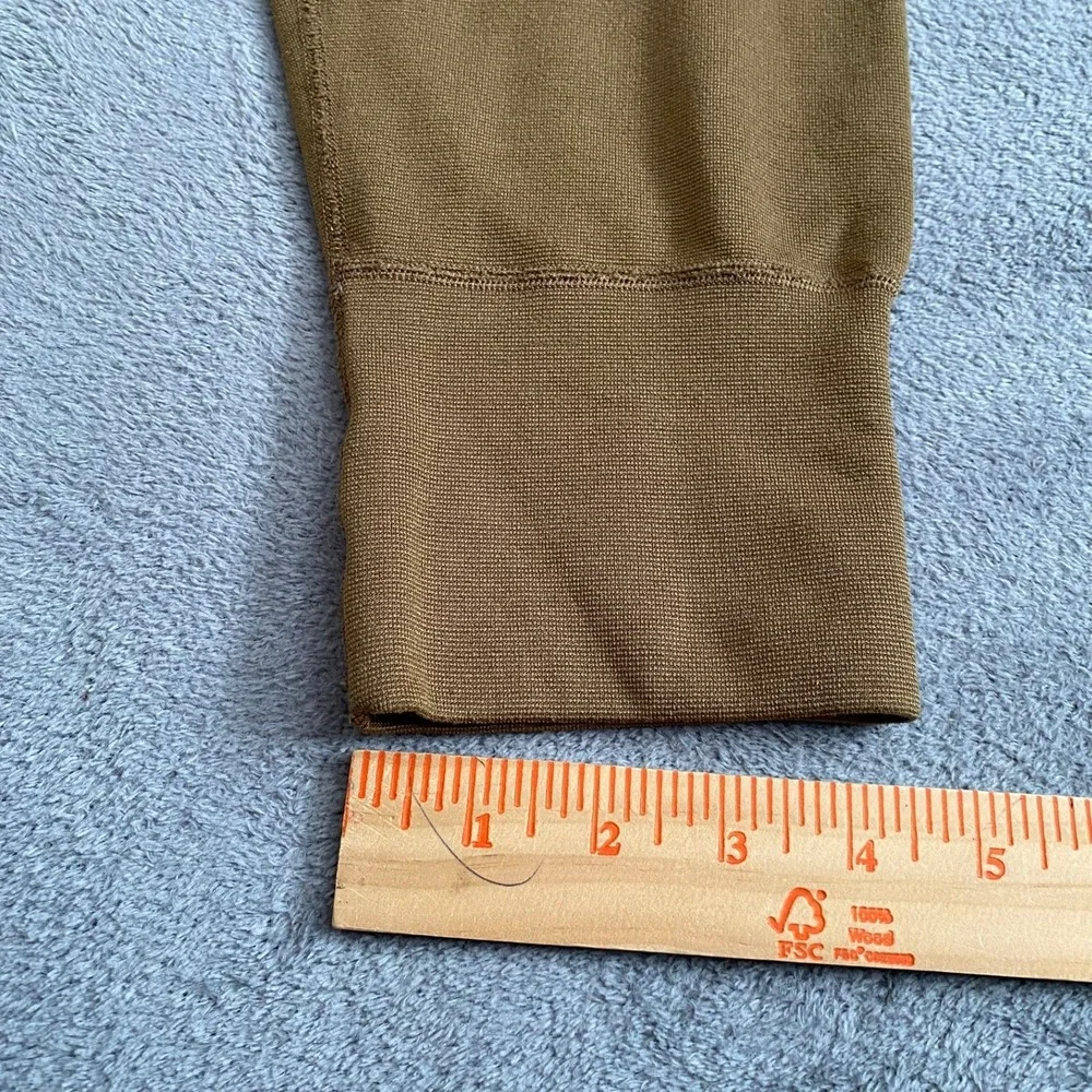 Cabelas Men XL 32x33 Tall Base Layer Pants Brown Polartec Thermal Long Johns USA